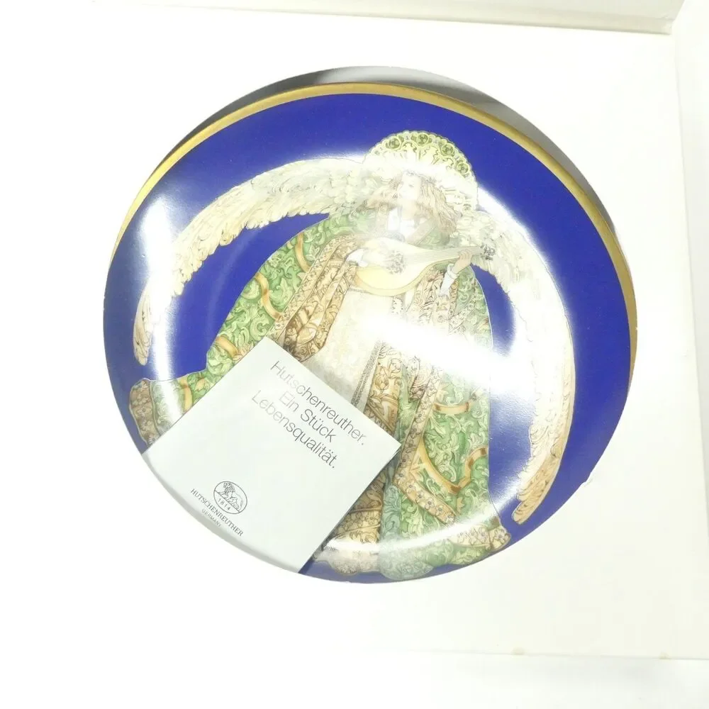 Das Engelskonzert Angel With A Lute Plate - Hutschenreuther Germany Hallett